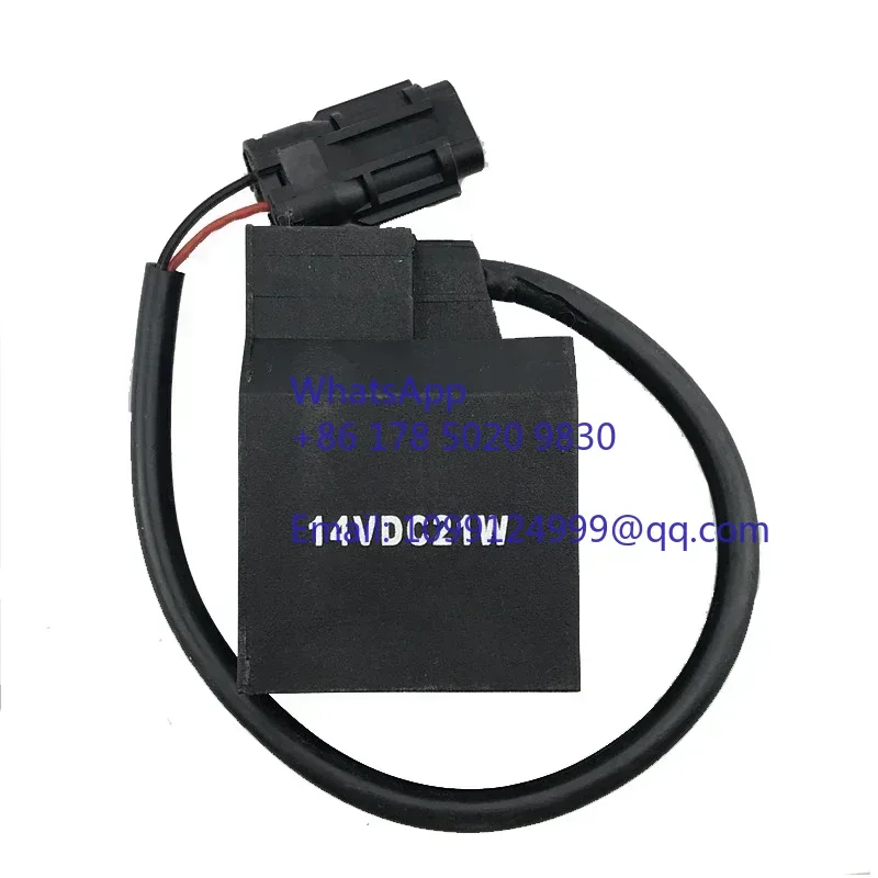 HYUNDAI Bagger R510-5 R210-9 Pilot Travel Fast and Slow Gear Magnetventilspule DC24V DC12V 21W