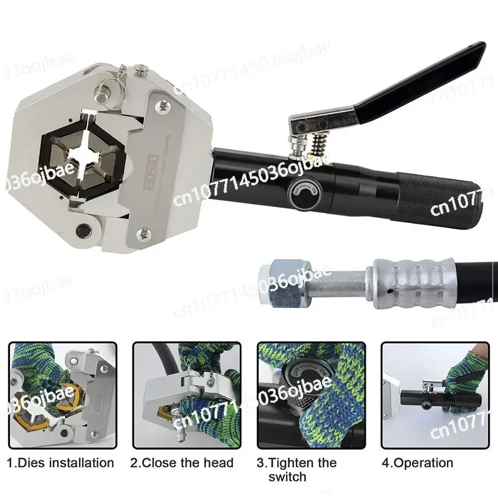 

Automatic Air Conditioning Hose Hydraulic Crimping Device Maintenance Air Conditioning Hose Manual Hydraulic Hose Crimping Tool