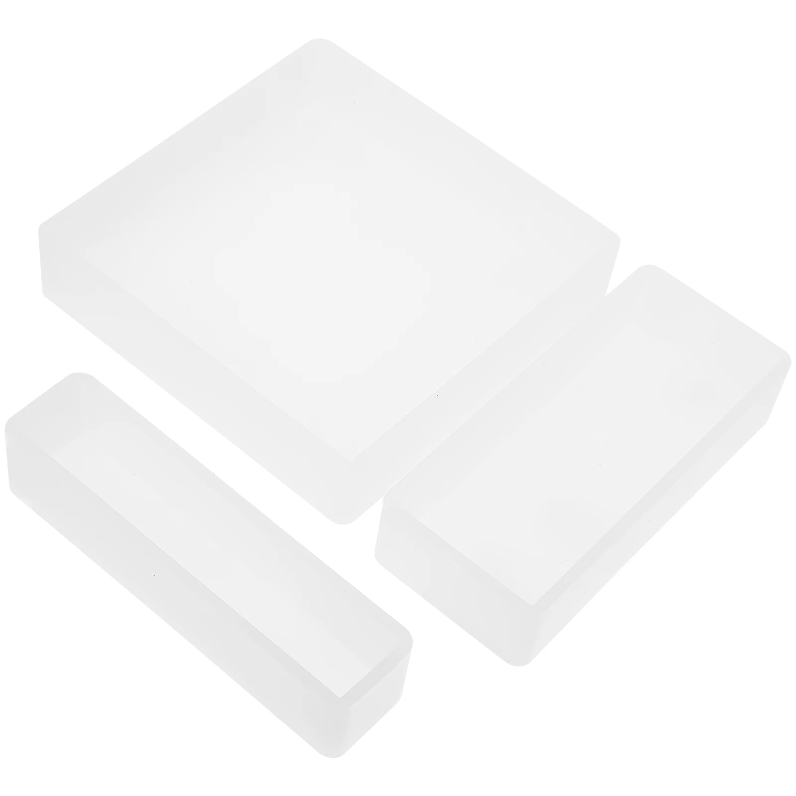 

Faux Crystal Epoxy Mold Jewelry Rectangle Silicone Moulds DIY Craft Decorations