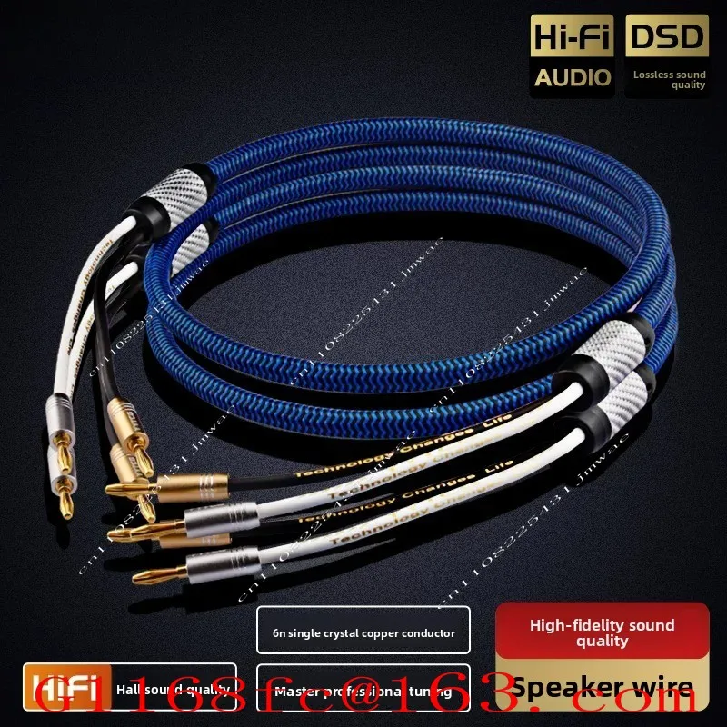 HIFI Fever Grade Banana Head Speaker Cable, Main Audio Amplifier, Gallbladder Speaker, CD Front and Rear Connection Cable
