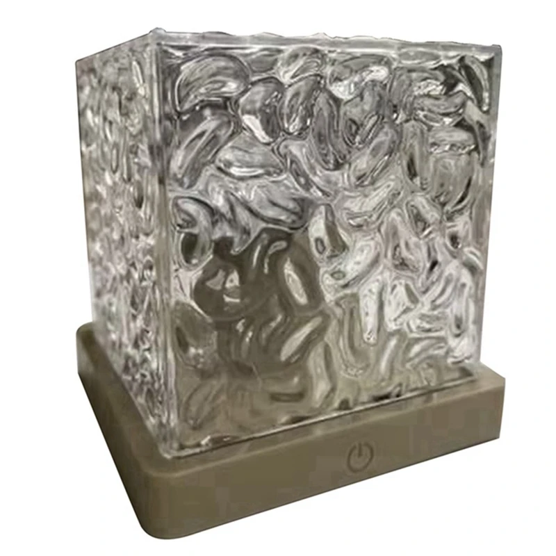 물결 장식 야간 조명, 파도 프로젝션 분위기 책상 조명, 16색 터치 제어, 원격 제어, 내구성 있는 앱