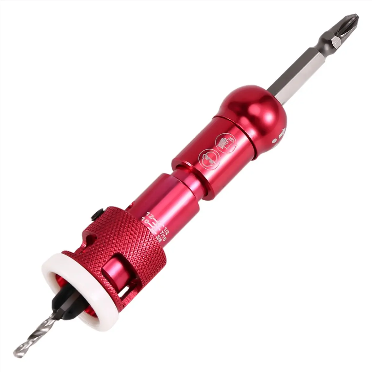 X16A Hot For Drill Presses Low Friction Depth Stop Drill Bits Carbide Tipped Countersink Drill Bits for Precise Countersinking A
