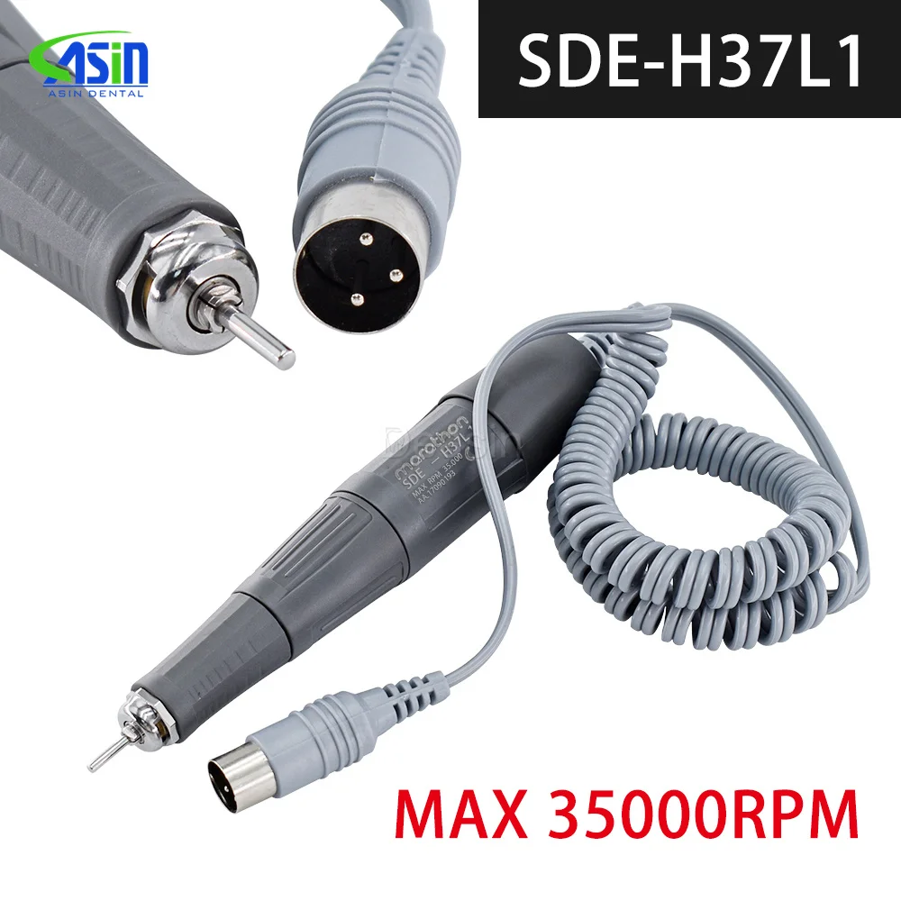 Dental 3.5K RPM Handpiece Drill Pen SDE-H37L1 For Marathon STRONG210 control box Electric Manicure machine Nails Drill handle