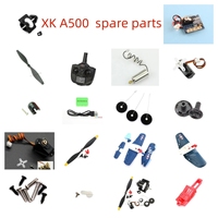 Wltoys XK A500 RC Remote Controlled Plane Spare Parts Motor Gear Blade Remote Control Main Board Grip Screw Steering Engine