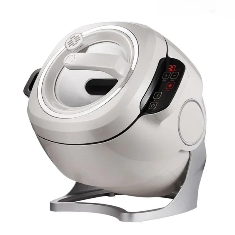 6L 220V Intelligent Automatic Stir Frying Machine Household Electric Cooking Wok Pot Non-stick Multifunctional Cooker Pot 2000W