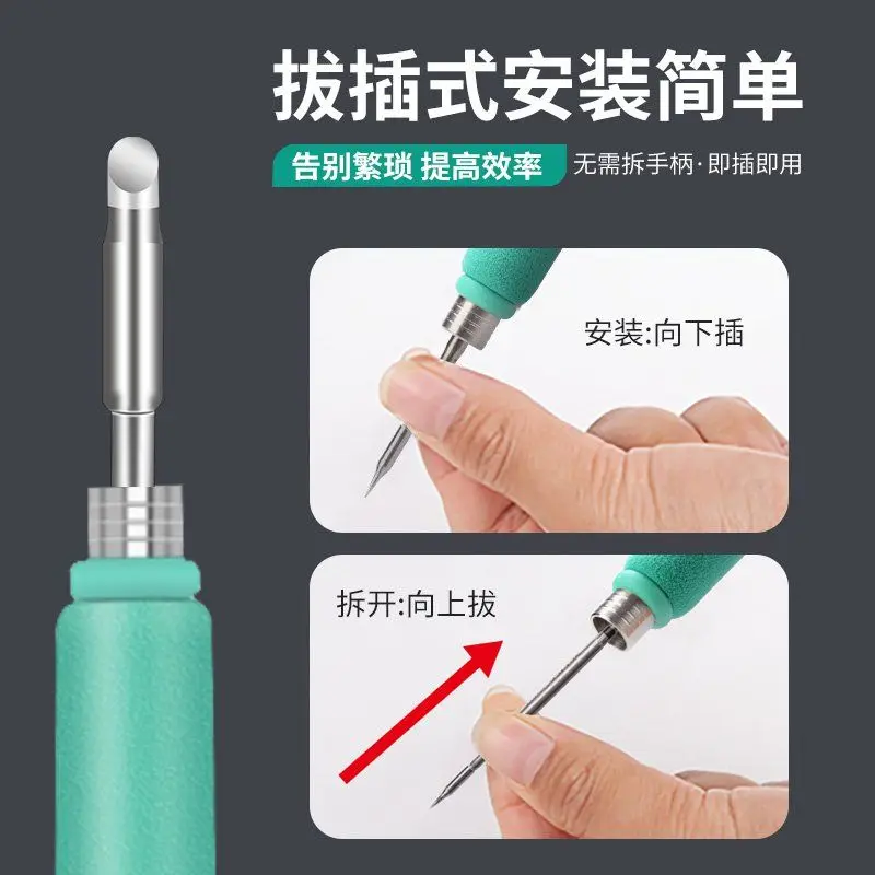 C245 نصائح لحام الحديد متوافقة ل JBC sugun AIFEN TPK JABE محطة لحام لحام الحديد نصائح ل T245 لحام مقبض #4