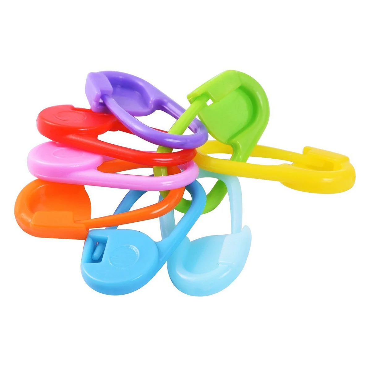 104 قطعة من أدوات الحياكة علامات مادة مرنة ناعمة لوضع العلامات يزيد ويقلل 8 علامات غرزة شبكية #6