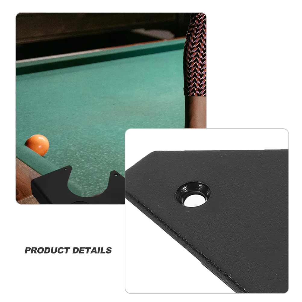 4 Pcs Bracket Pool Table Chrome Corners Protectors Billiard Plate Snooker Resin Hard Glue Billiards Guard