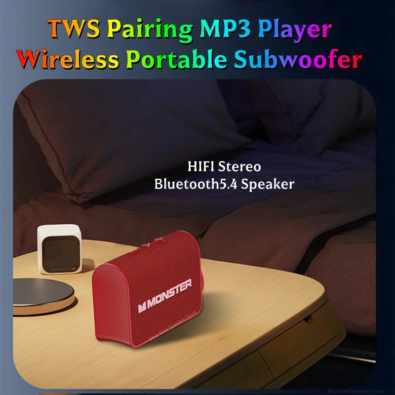 

HIFI стерео Bluetooth5.4 SoundBox уличный портативный Bluetooth 5.4 динамик TWS стерео сопряжение беспроводные портативные колонки новый X902