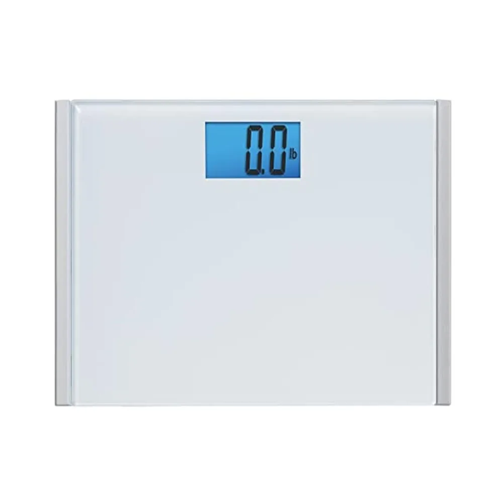 

Точные цифровые весы с широким корпусом для веса тела, белые