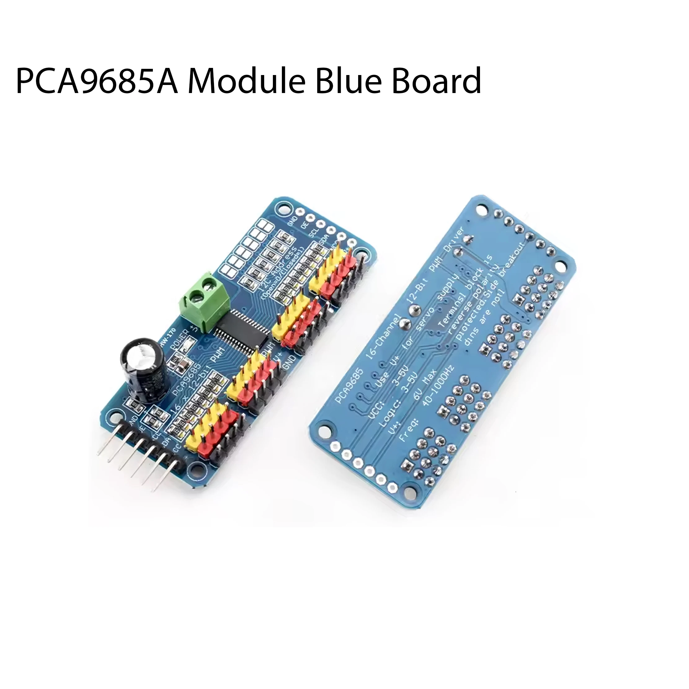 1 قطعة PCA9685A 16-قناة PWM سيرفو سائق لوح تمديد وحدة متحكم I2C واجهة لوحة تحكم في الأوراق المالية #4
