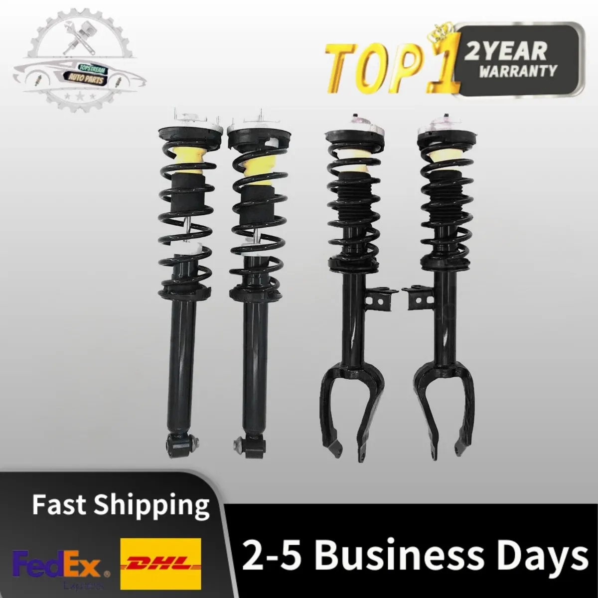 

4Pcs Front Rear Shock Struts Assembly Fit BMW F10 528i 535i 550i xDrive AWD