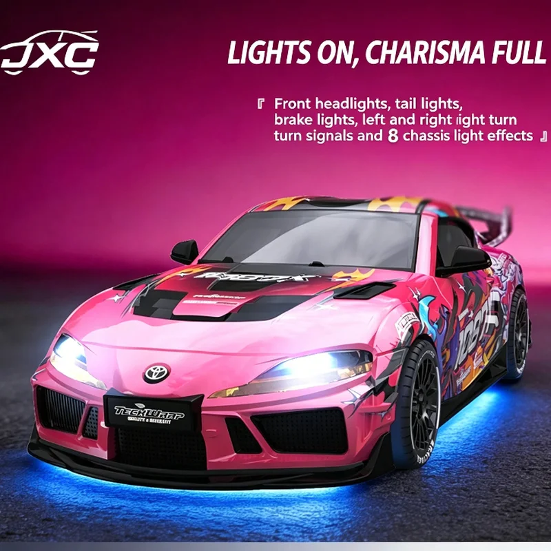 1-43スケール-スープラ-1087x-ミニシミュレーション-jxc-rc-大人向けホビードリフトカー-車両モデル-コントロールrtr-四輪駆動-モデル玩具-子供向け