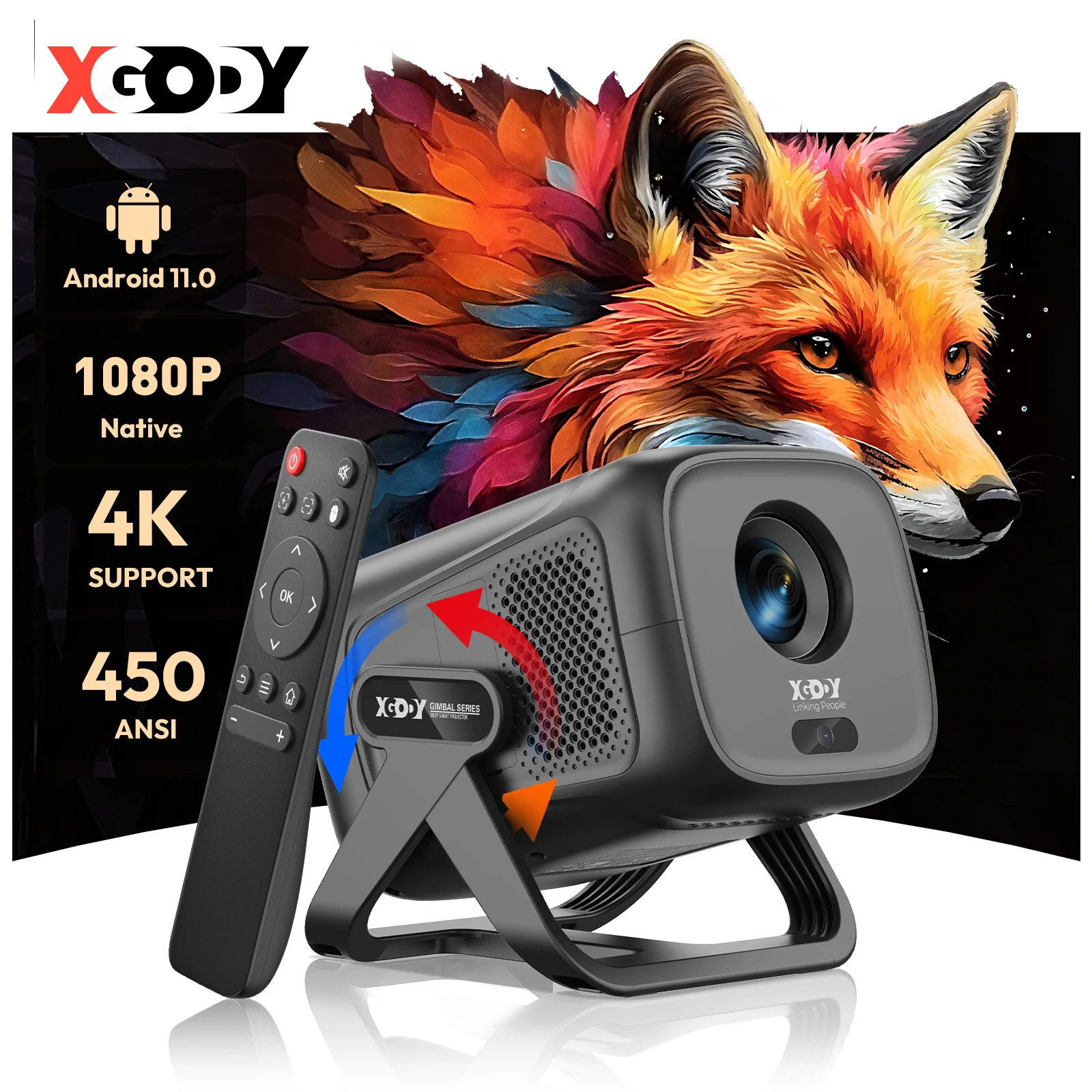 XGODY 4K Mini Projector with Android 11: A Real-World Review for Home ...