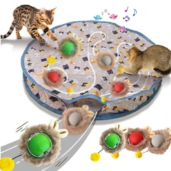 Cat toys for entertaining yourself, amusing cat balls, automatic cat teaser, hunting cover for cats, toy game cover for cats