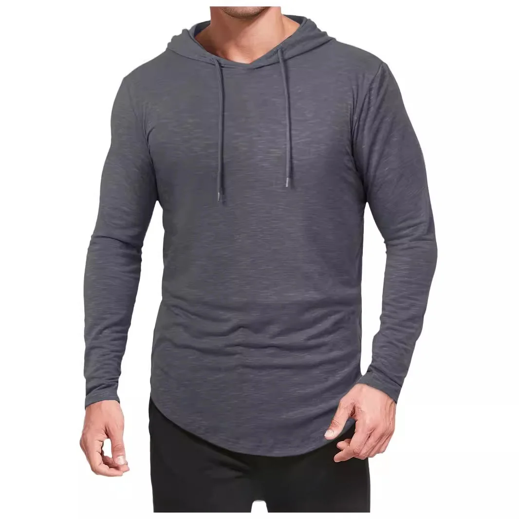 Jaqueta Esportiva Masculina com Capuz para Atividades ao Ar Livre, Camiseta de Manga Longa Unissex, Confortável e Quente para o Inverno