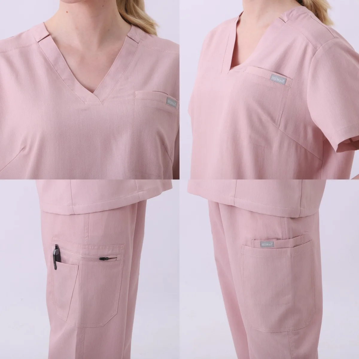 Women Scrubs Medical Uniforms Hospital Clothes Scrub Tops Pant Doctors Nurses Accessories Dental Clinic Spa Pet Workwear Suits