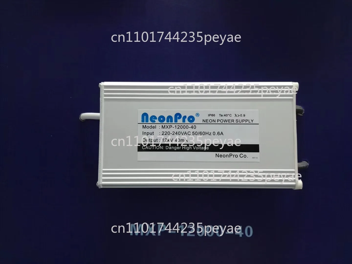 Electronic neon transformer MXP12kv15KV 40mA load high frequency high voltage ballast power supply