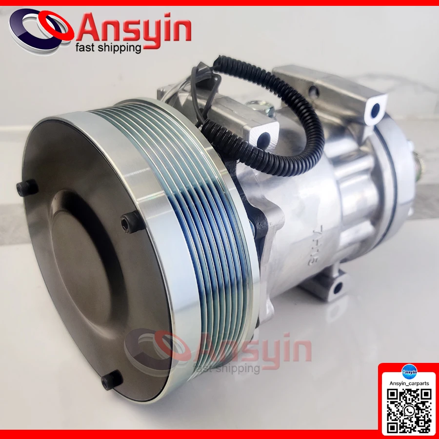 Sanden SD7H15 4768 4499 8010 car ac air conditioner compressor for New Holland Tractor 317008A2 317008A3 86992688 86993463 58792