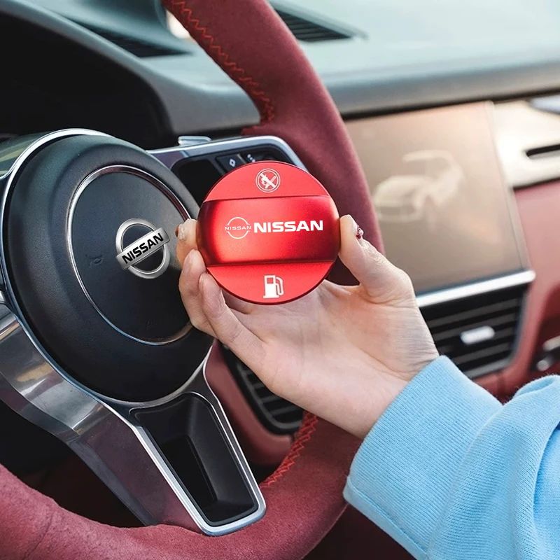 سيارة غطاء تغليف خزان الوقود متجمد سبائك الألومنيوم غطاء اكسسوارات السيارات لنيسان قاشقاي جوك بولسار سنترا ألتيما باترول ميكرا