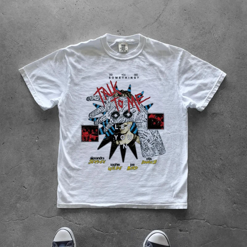 Talk to Me Graphic T-shirt | Horror Movie Tee