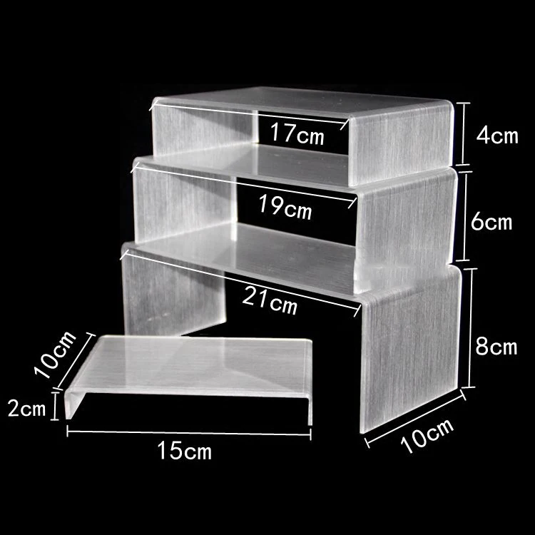 Acryl Display Riser Helder Acryl Plank Product Stand Parfum Organizer Stand Dessert Cupcake Planken voor Party Showcase