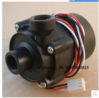 Wassereinlass und -auslass mit 2-Punkt-Gewinde, SC600 Wasserpumpe, 12V DC Wassergekühlte Wasserpumpe