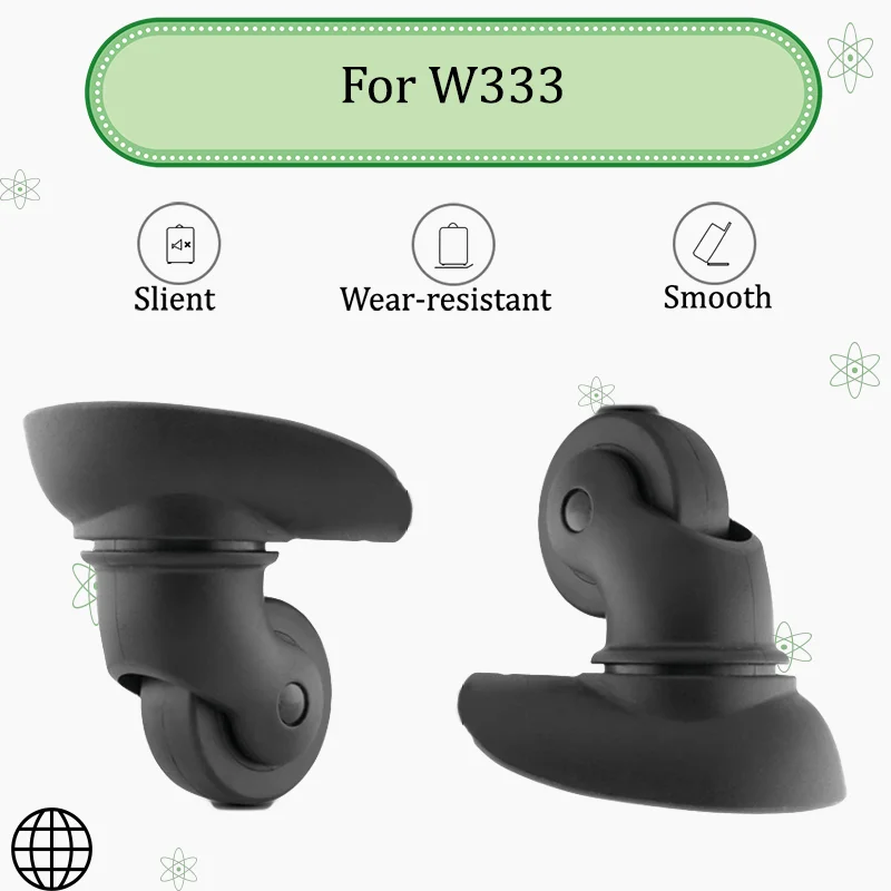

For W333 Luggage Wheel Replacement - 360° Silent Replacement Wheels Luggage Wheels Replace Damaged Luggage Wheels