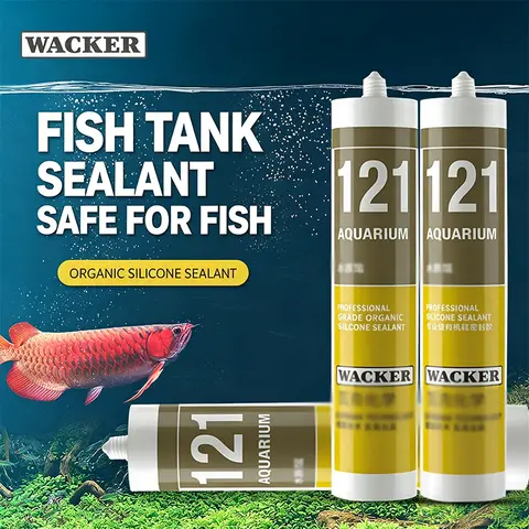 Aquarium silicone wacker121 4本8/20まで売り Selante de Silicone Wacker 121 300ml para Aquários