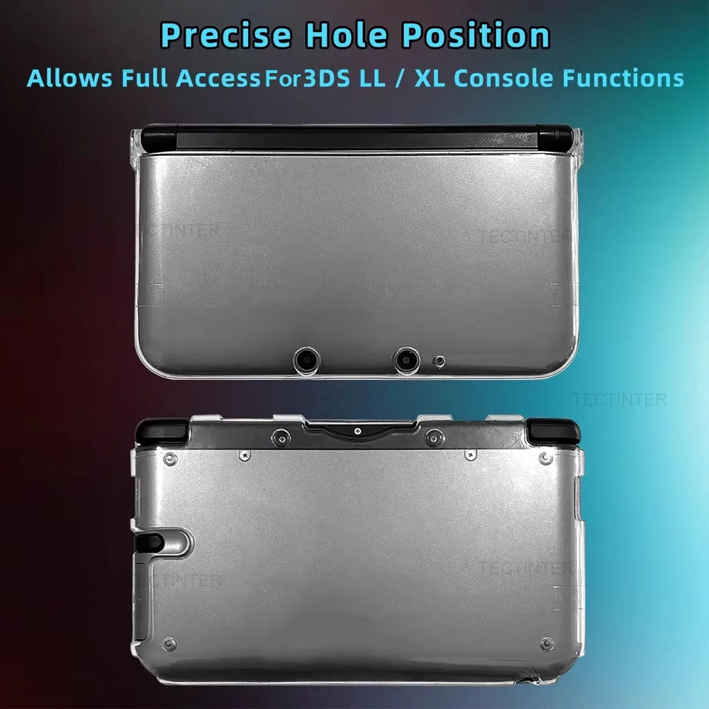 Clear Hard Protective Case For NEW Nintendo 3DS XL/LL Transparent Crystal Shell Full Cover Game Console Protector For 3DS LL/XL view 4