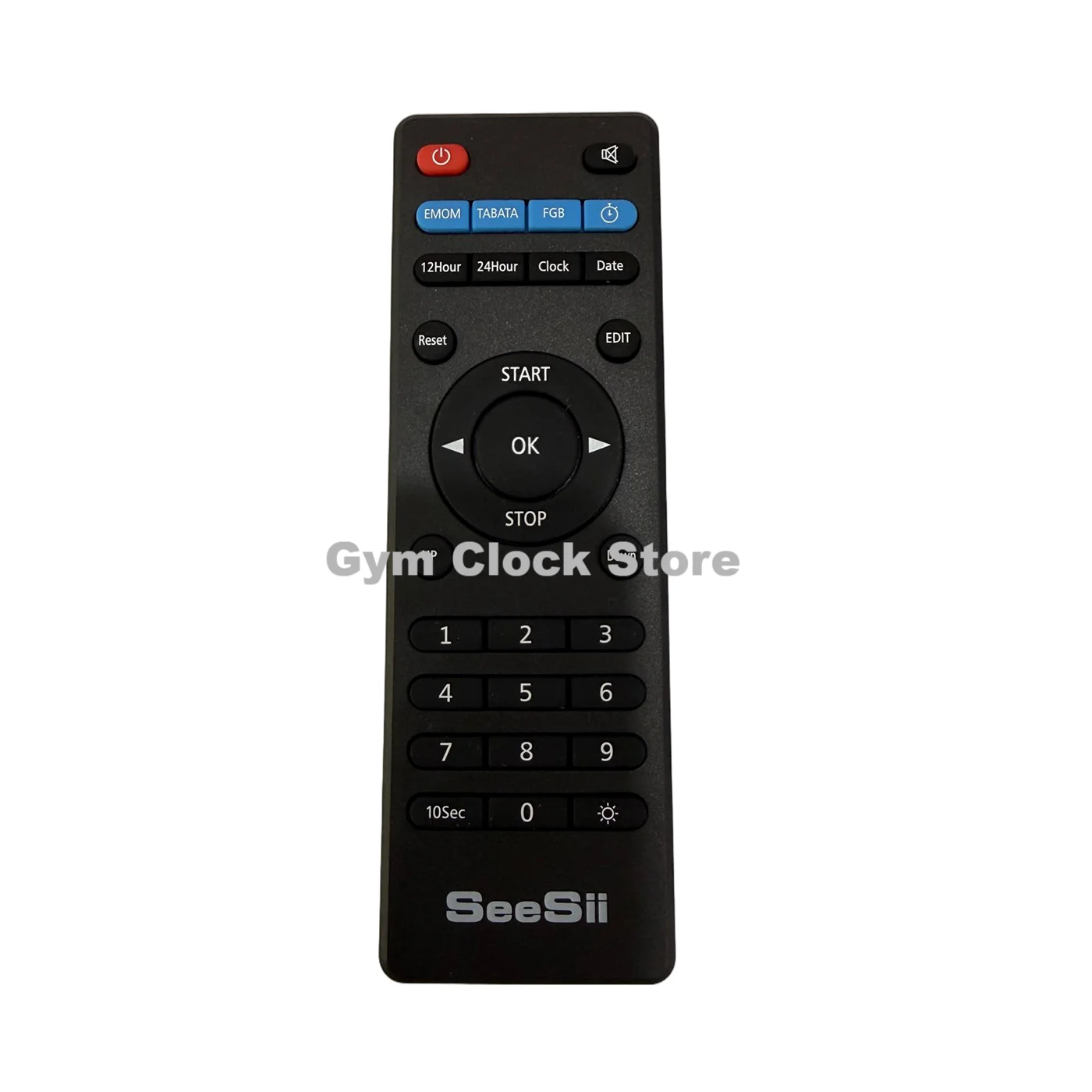 SeeSii Remote for Gym Digital Timer Clock Replacement LED IR Remote Control for Spare Part