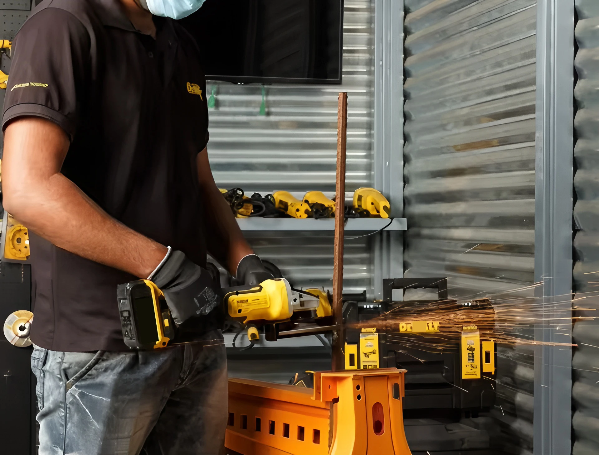 

Heavy Duty Brushless Grinder Cordless Cutting Machine Impact Polisher Machine 20V Power Tool Surface Conditioning Angle Grinder