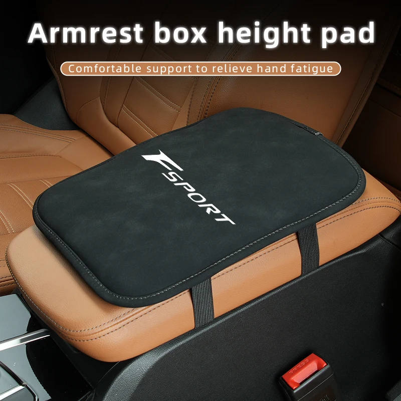 

Car Center Console Arm Rest Cushion Armrest Mat Accessories For Lexus Fsports UX250h RX450h CT200h RX400h NX300h RX350 RX30