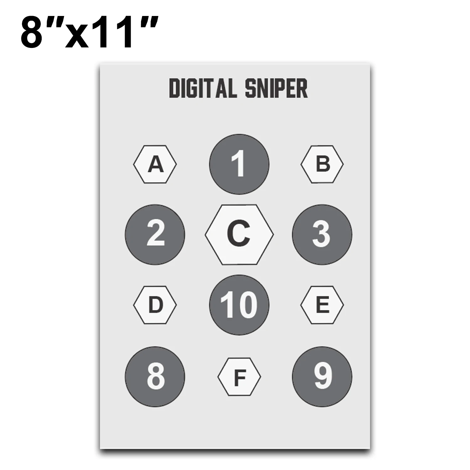 

Разнообразные цели (силуэтные, числовые, буквенные, сюжетные) предотвращают скуку и поддерживают интерес к тренировкам.
