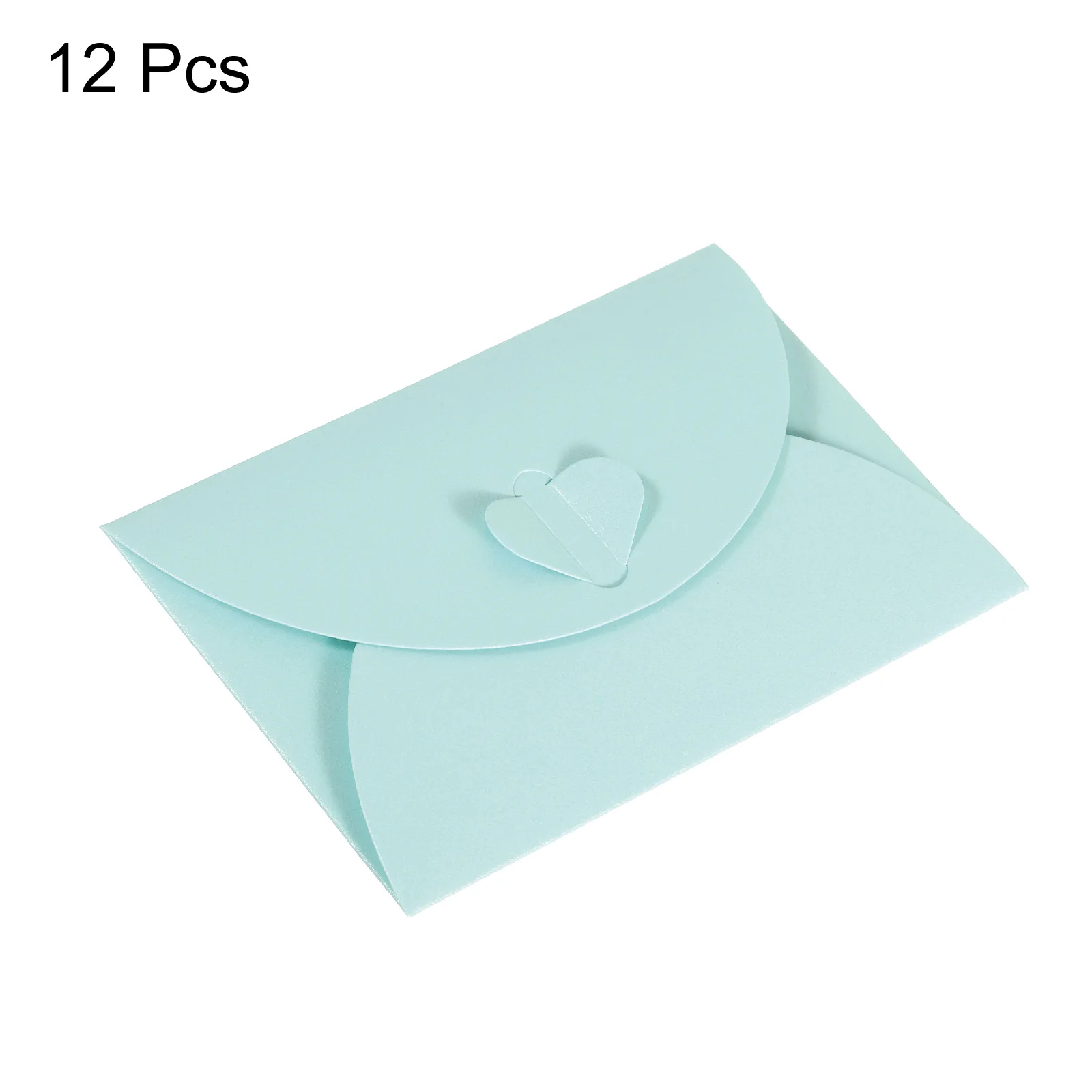 12/36 قطعة مغلفات بطاقة هدية على شكل قلب المشبك بطاقات هدايا صغيرة حامل مغلف صغير لحفلات أعياد الميلاد وحفلات الزفاف