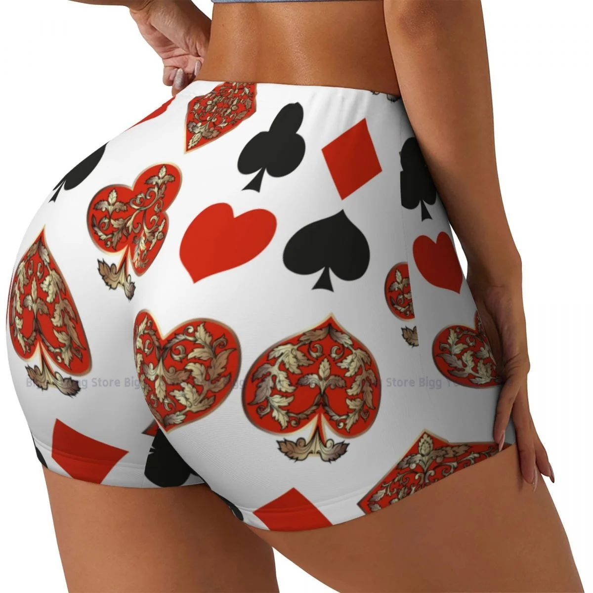 Short de Yoga pour femmes, Style Poker, froissé, butin, confort, Fitness, gymnastique