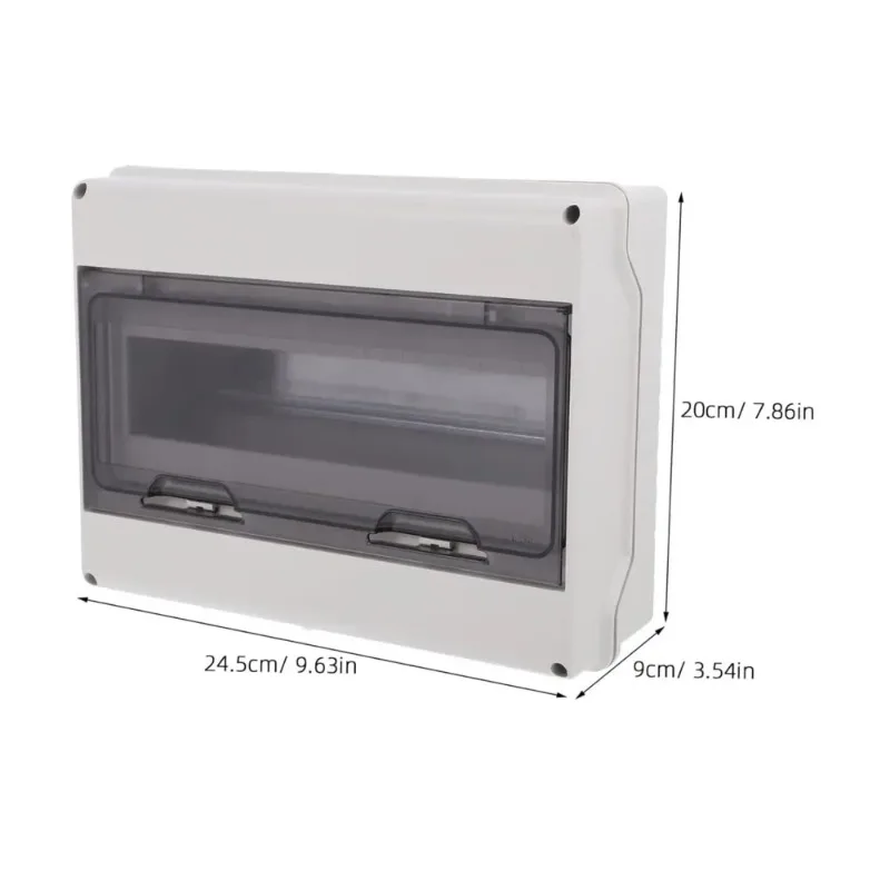 Hot Sale Junction Wire Box 12 Ways Outdoor Waterproof Electrical Distribution Box Circuit Breaker MCB Power Plastic