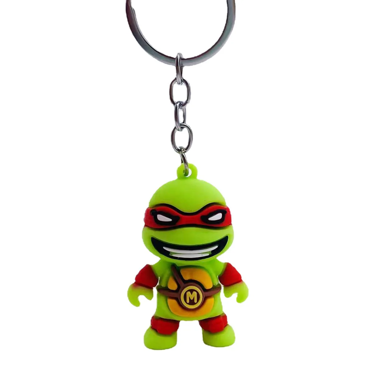 Teenage Mutant Ninja Turtles Keychains Cute Cartoon Keychain Anime Car Keyring Backpack Accessories Coin Purse Charm Kids Gifts