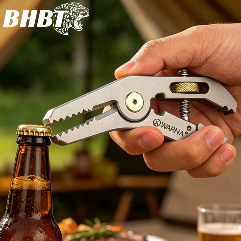 BHBT 5-in-1 Multi Function Pocket Tool Wrench Pliers Screwdriver EDC Outdoor Camping Survival Gear DIY Home Repair