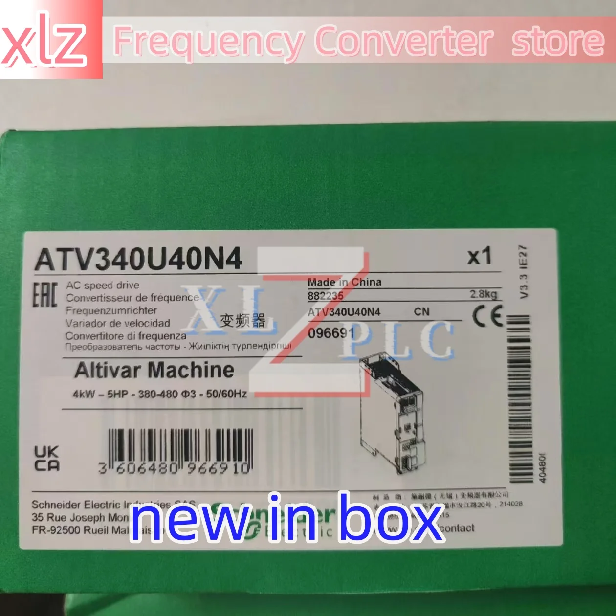 ATV340U30N4 ATV340U40N4 ตัวแปลงความถี่ใหม่ในสต็อก