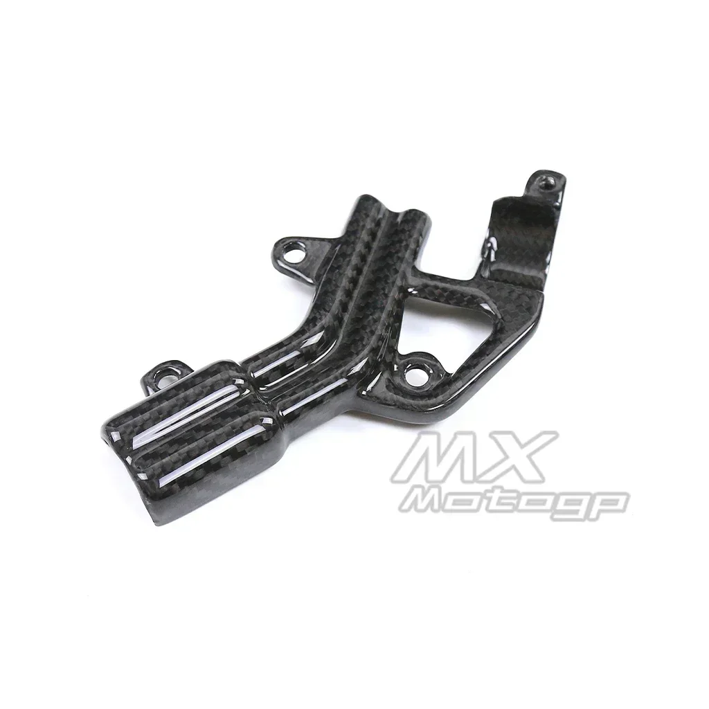 Carbon Fiber Motorcycle Brake Cable Holder Guard For DUCATI Streetfighter V4 V4S 2020 2021 2022 Fuel Oil Line Cover Protector - Image 5
