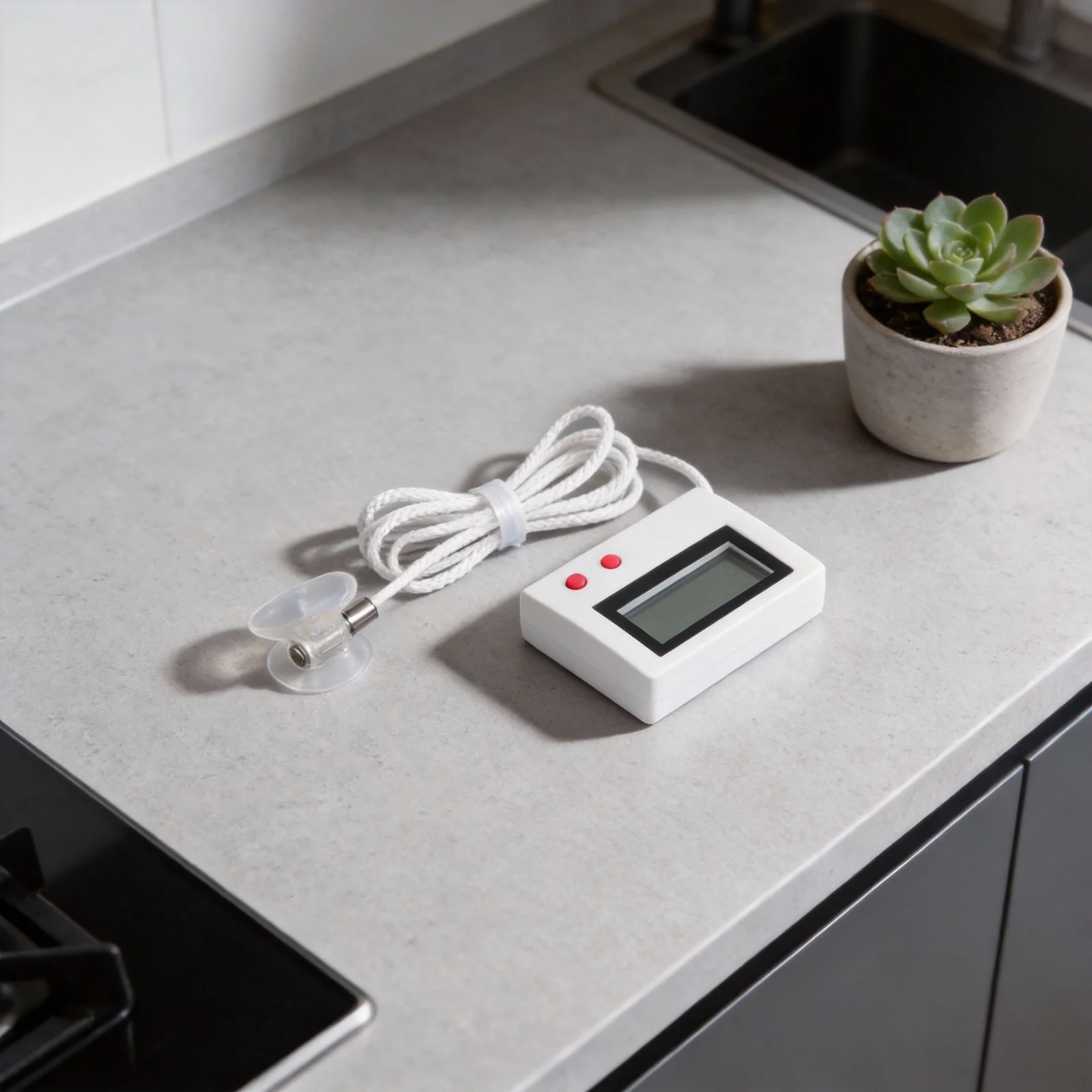 Efficient Measurement Celsius Fahrenheit Switchable Monitoring Water Temperatures Compact Portable Dual Probe Options Easy Setup