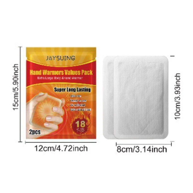 1 Box Self Hot Sticker Mat Body Warmers Pastes Lasting Heating Patches Winter Keep Hand Leg Foot Warm Pastes Pads