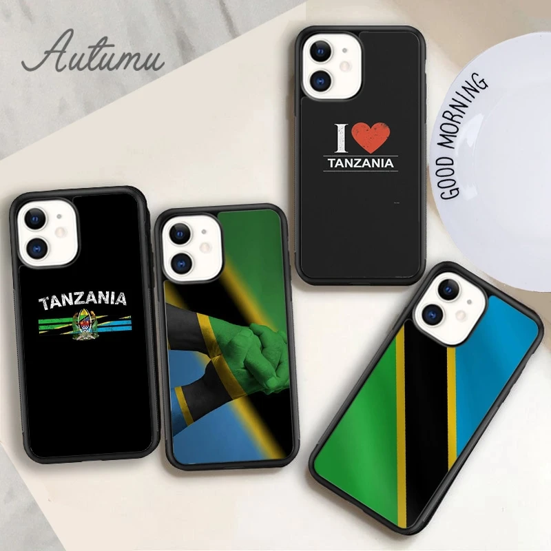 Tanzania Flag Coat Of Arms Phone Case for iPhone 15 16 SE2020 11 12 13 14 Pro Max mini 6 7 8 Plus Cover coque Fundas Shell