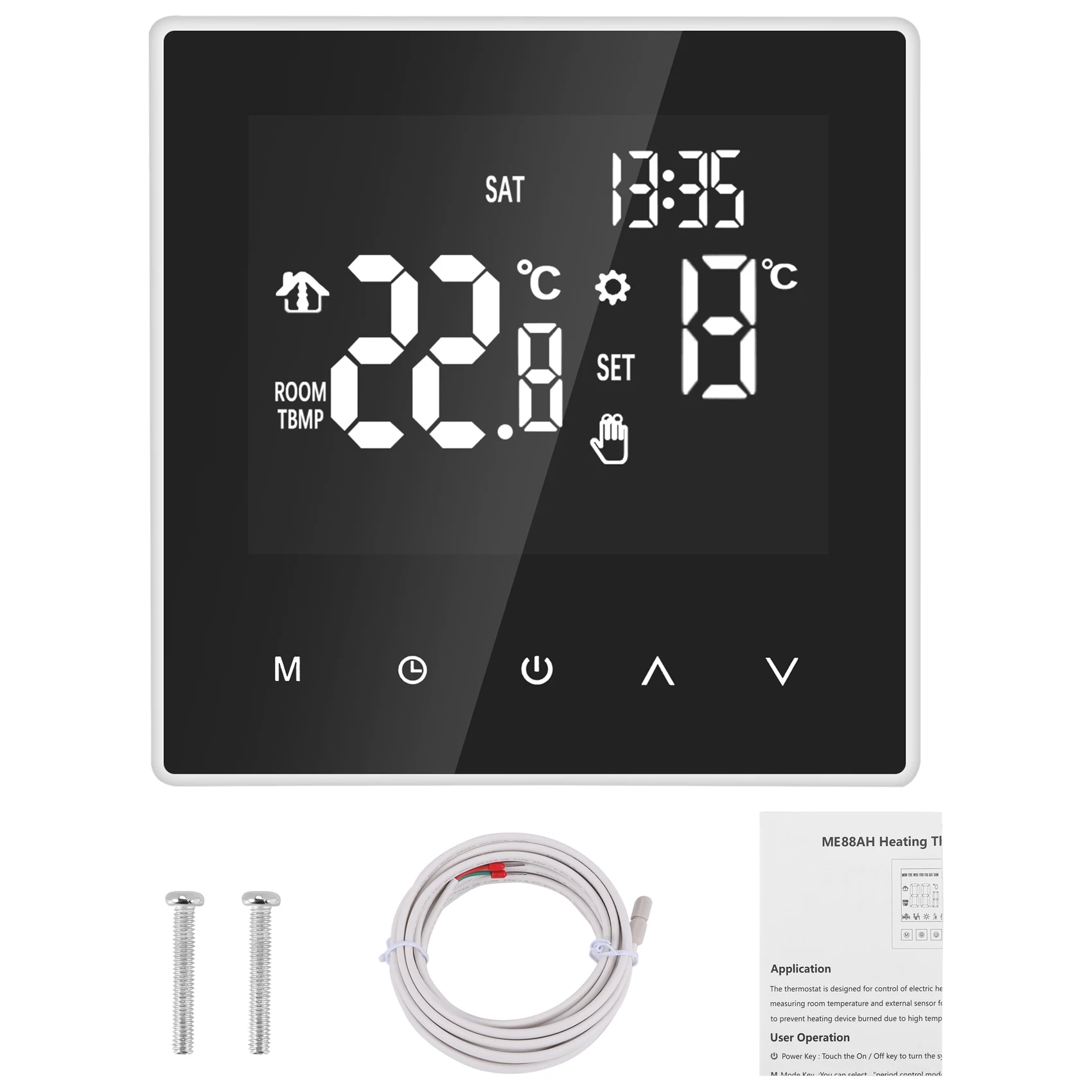 AT29-ME81H Smart Thermostat Digital Temperature Controller Circulation Programmable Electric Underfloor Heating