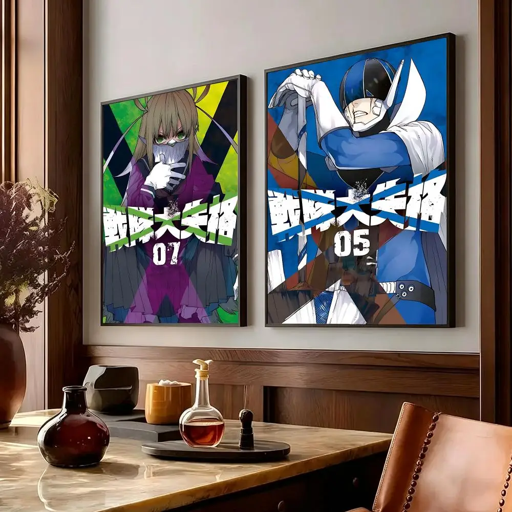 anime Go! Go! Loser Ranger! Poster Poster HD Printing Cozy Warm Style Home Decor Suitable for Living Room Bedroom Gift