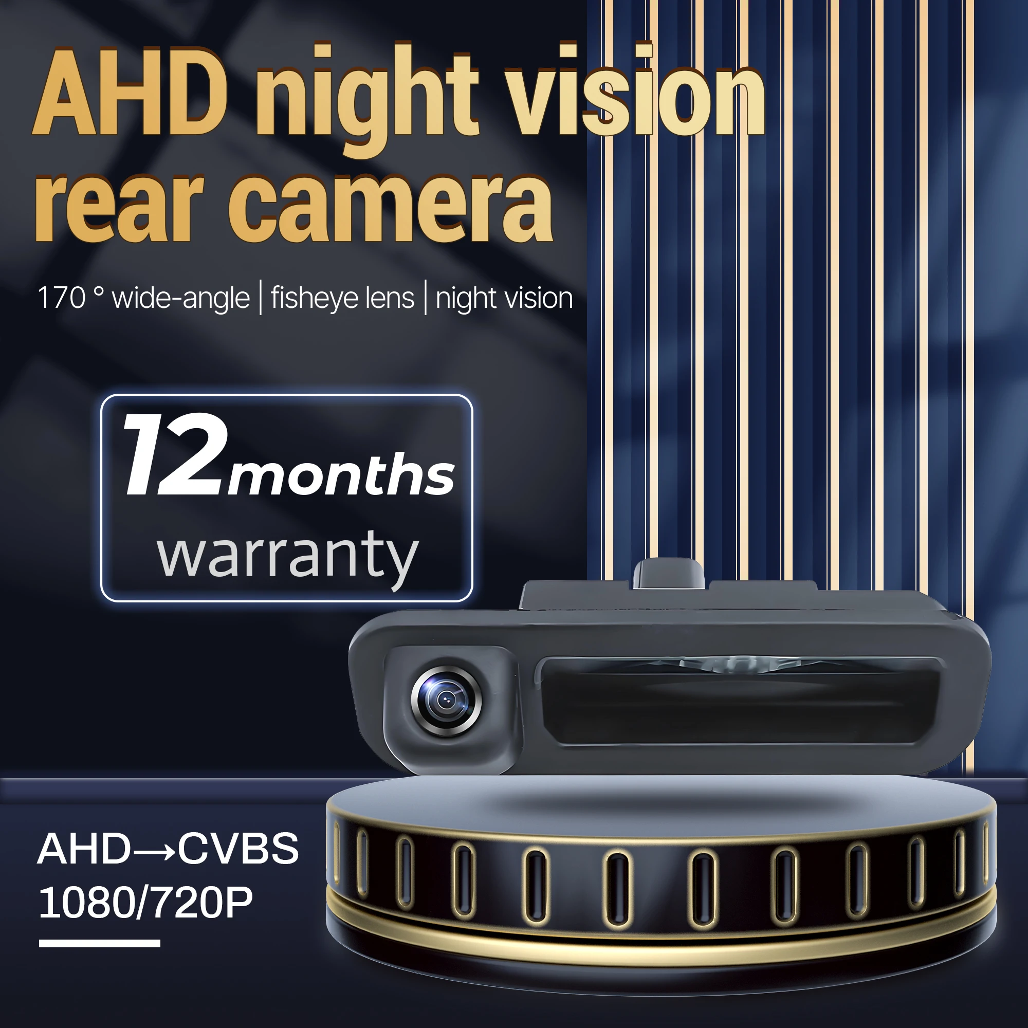 

AHD 1080P 170°Trunk Handle Camera For Ford Focus 3 MK3 C MAX 2011-2014 Car Rear View Camera Night Vision Reversing Vehicle
