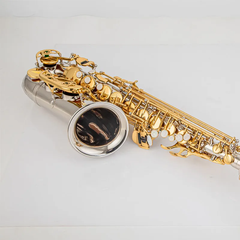 Jupiter JAS 1100SG Alto Eb-flat Saxophone Brass Nickel Silver Plated Body Gold Lacquer Key Music Instrument Sax With Case