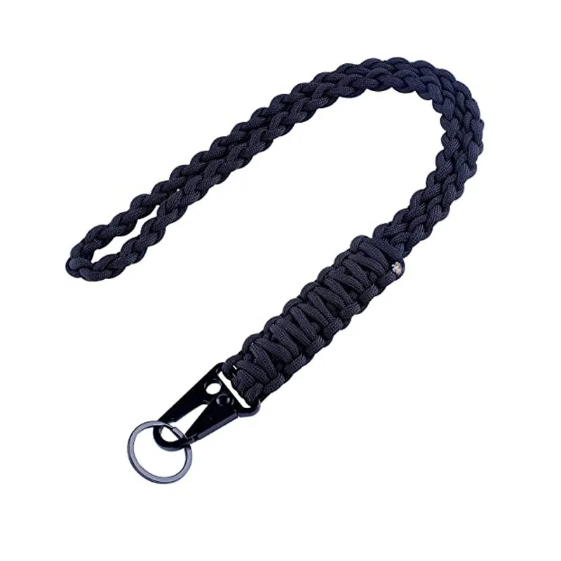 Amazon Best-Selling Paracord Braided Phone Lanyard with Carabiner Keychain for Outdoor Survival