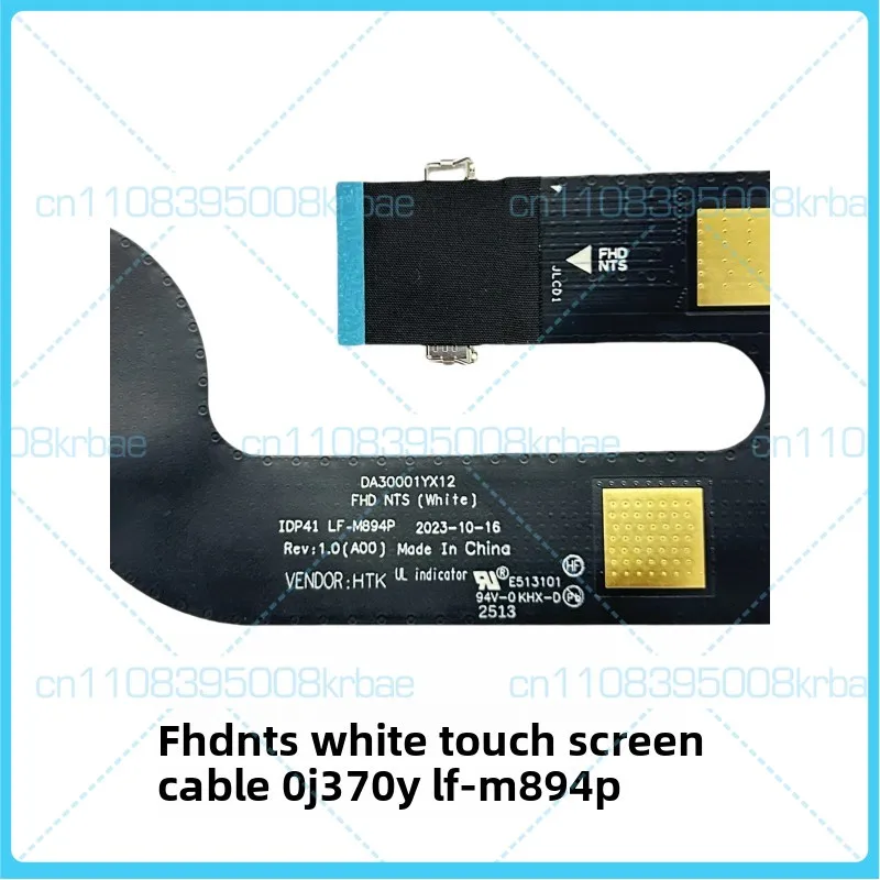 New original Suitable for Dell XPS14 9440 (white) touchscreen cable. 0J370Y LF-M894P DA30001YX12
